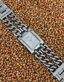  Shop Authentic Guess Mod Heavy Metal Silver Dial Silver Steel Strap Watch For Women - W1117L1 - Luxxuri