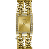  Shop Authentic Guess MOD Heavy Metal Diamonds Gold Dial Gold Steel Strap Watch for Women - W0072L1 - Luxxuri