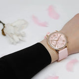  Shop Authentic Guess Solar Rose Gold Dial Pink Rubber Strap Watch For Women - W1135L2 - Luxxuri