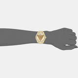  Shop Authentic Guess Tri Glitz Quartz Diamonds Gold Dial Gold Mesh Bracelet Watch For Women - W1142L2 - Luxxuri