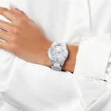  Shop Authentic Guess Frontier Diamonds Silver Dial Silver Steel Strap Watch For Women - W1156L1 - Luxxuri