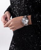  Shop Authentic Guess Frontier Diamonds Silver Dial Silver Steel Strap Watch For Women - W1156L1 - Luxxuri