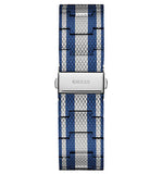  Shop Authentic Guess Richmond Blue Dial Two Tone Mesh Bracelet Watch for Men - W1179G1 - Luxxuri