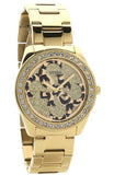  Shop Authentic Guess G Twist Diamonds Gold Dial Gold Steel Strap Watch For Women - W1201L2 - Luxxuri