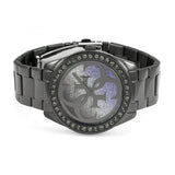  Shop Authentic Guess G Twist Diamonds Purple Dial Black Steel Strap Watch For Women - W1201L4 - Luxxuri