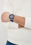  Shop Authentic Guess Genesis Multi Function Analog Blue Dial Blue Rubber Strap Watch For Men - W1254G1 - Luxxuri