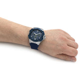  Shop Authentic Guess Genesis Multi Function Analog Blue Dial Blue Rubber Strap Watch For Men - W1254G1 - Luxxuri