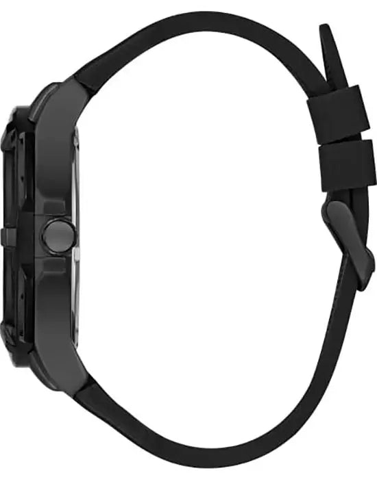  Shop Authentic Guess Genesis Quartz Black Dial Black Silicone Strap Watch For Men - W1254G2 - Luxxuri