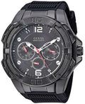 Shop Authentic Guess Genesis Quartz Black Dial Black Silicone Strap Watch For Men - W1254G2 - Luxxuri
