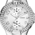  Shop Authentic Guess Mini Prism Diamonds Silver Dial Silver Steel Strap Watch for Women - W12638L1 - Luxxuri