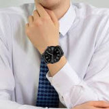  Shop Authentic Guess Richmond Black Dial Black Mesh Bracelet Watch for Men - W1263G3 - Luxxuri