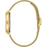 Shop Authentic Guess Richmond Gold Dial Gold Mesh Bracelet Watch for Men - W1263G2 - Luxxuri