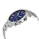  Shop Authentic Guess Hendrix Chronograph Blue Dial Silver Steel Strap Watch for Men - W1309G1 - Luxxuri