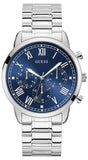  Shop Authentic Guess Hendrix Chronograph Blue Dial Silver Steel Strap Watch for Men - W1309G1 - Luxxuri
