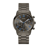 Shop Authentic Guess Hendrix Chronograph Gunmetal Dial Gunmetal Steel Strap Watch for Men - W1309G3 - Luxxuri