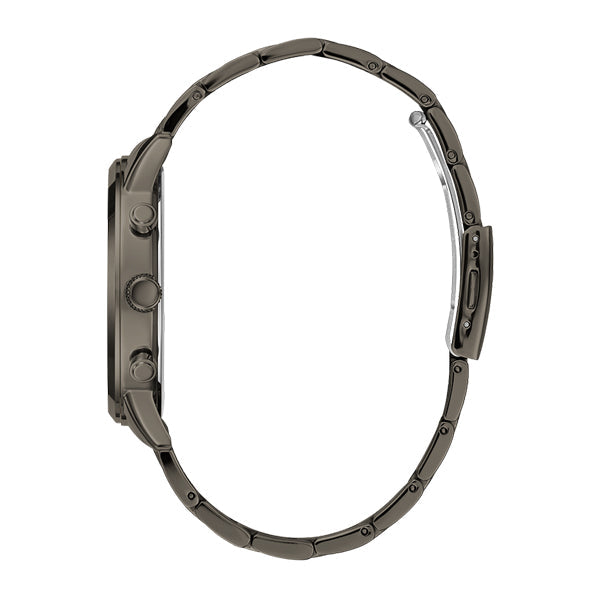  Shop Authentic Guess Hendrix Chronograph Gunmetal Dial Gunmetal Steel Strap Watch for Men - W1309G3 - Luxxuri