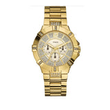  Shop Authentic Guess Vista Diamonds Gold Dial Gold Steel Strap Watch for Women - W13573L1 - Luxxuri