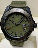  Shop Authentic Tag Heuer Aquaracer Automatic Green Dial Khakhi Green Nylon Strap Watch for Men - WAY208E.FC8222 - Luxxuri