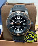  Shop Authentic Breitling Superocean Automatic 46mm Black Dial Black Rubber Strap Watch for Men - U17368221B1S1 - Luxxuri