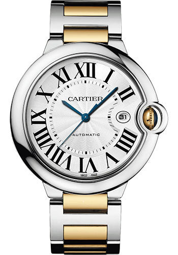  Shop Authentic Cartier Ballon Bleu de Cartier Silver Dial Two Tone Steel Strap Watch for Women - W2BB0030 - Luxxuri