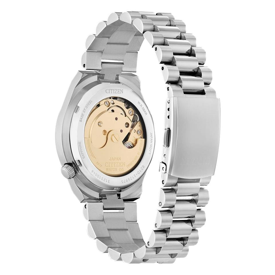  Shop Authentic Citizen Tsuyosa Automatic Blue Dial Silver Steel Strap Watch For Men - NJ0151-88X - Luxxuri