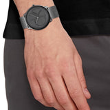  Shop Authentic Calvin Klein Minimal Grey Dial Grey Mesh Bracelet Watch for Men - K3M517P4 - Luxxuri