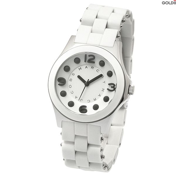  Shop Authentic Marc Jacobs Perry White Dial White Silicone Strap Watch for Women - MBM2533 - Luxxuri