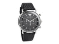  Shop Authentic Emporio Armani Aviator Chronograph Black Dial Black Leather Strap Watch For Men - AR11143 - Luxxuri