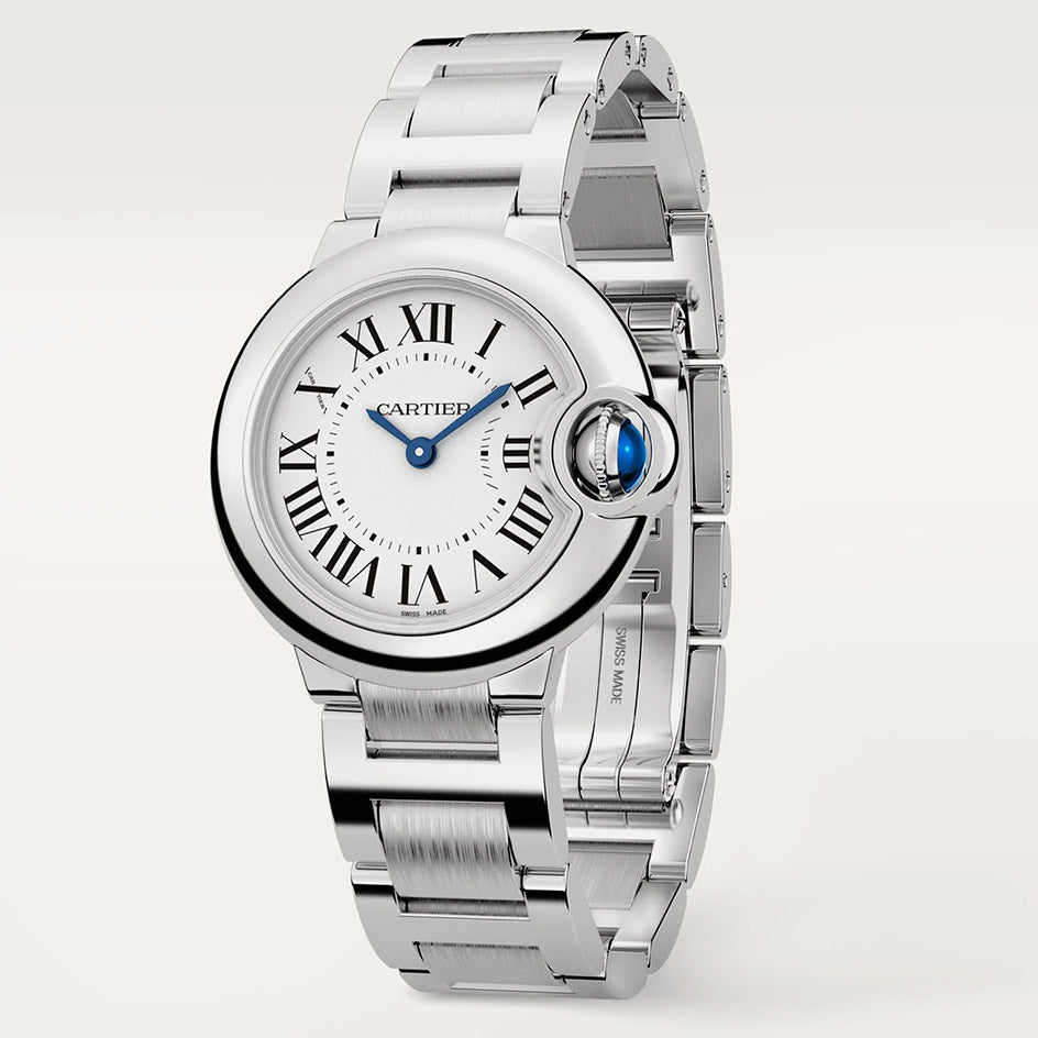  Shop Authentic Cartier Ballon Bleu De Cartier White Dial Silver Steel Strap Watch for Women - W69010Z4 - Luxxuri