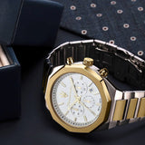  Shop Authentic Maserati Stile Chronograph White Dial Two Tone Steel Strap Watch For Men - R8873642009 - Luxxuri
