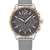  Shop Authentic Tommy Hilfiger Gavin Chronograph Quartz Grey Dial Silver Mesh Bracelet Watch for Men - 1791466 - Luxxuri