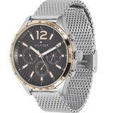  Shop Authentic Tommy Hilfiger Gavin Chronograph Quartz Grey Dial Silver Mesh Bracelet Watch for Men - 1791466 - Luxxuri