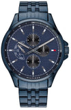  Shop Authentic Tommy Hilfiger Shawn Quartz Blue Dial Blue Steel Strap Watch for Men - 1791618 - Luxxuri