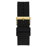  Shop Authentic Guess Frontier Crystals Black Dial Black Silicone Strap Watch For Men - W1132G1 - Luxxuri