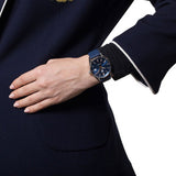  Shop Authentic Tag Heuer Carrera Quartz Blue Dial Blue Calfskin Leather Strap Watch for Women - WAR1112.FC6391 - Luxxuri