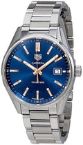  Shop Authentic Tag Heuer Carrera Quartz Blue Dial Silver Steel Strap Watch for Women - WAR1112.BA0601 - Luxxuri