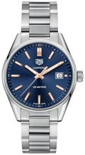  Shop Authentic Tag Heuer Carrera Quartz Blue Dial Silver Steel Strap Watch for Women - WAR1112.BA0601 - Luxxuri