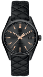  Shop Authentic Tag Heuer Carrera Special Edition Black Dial Black Leather Strap Watch for Women - WAR1113.FC6392 - Luxxuri