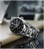  Shop Authentic Tag Heuer Carrera Calibre 5 Automatic Black Dial Silver Steel Strap Watch for Men - WAR201A.BA0723 - Luxxuri