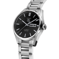  Shop Authentic Tag Heuer Carrera Calibre 5 Automatic Black Dial Silver Steel Strap Watch for Men - WAR201A.BA0723 - Luxxuri