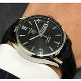  Shop Authentic Tag Heuer Carrera Automatic 41mm Black Dial Black Leather Strap Watch for Men - WAR201A.FC6266 - Luxxuri