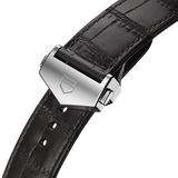  Shop Authentic Tag Heuer Carrera Calibre 5 Automatic Black Dial Black Leather Strap Watch for Men - WAR201C.FC6266 - Luxxuri