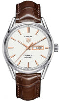  Shop Authentic Tag Heuer Carrera Calibre 5 Automatic White Dial Brown Leather Strap Watch for Men - WAR201D.FC6291 - Luxxuri