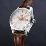  Shop Authentic Tag Heuer Carrera White Dial Watch for Men - WAR201D.FC6291 - Luxxuri