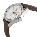  Shop Authentic Tag Heuer Carrera Calibre 5 Automatic White Dial Brown Leather Strap Watch for Men - WAR201D.FC6291 - Luxxuri