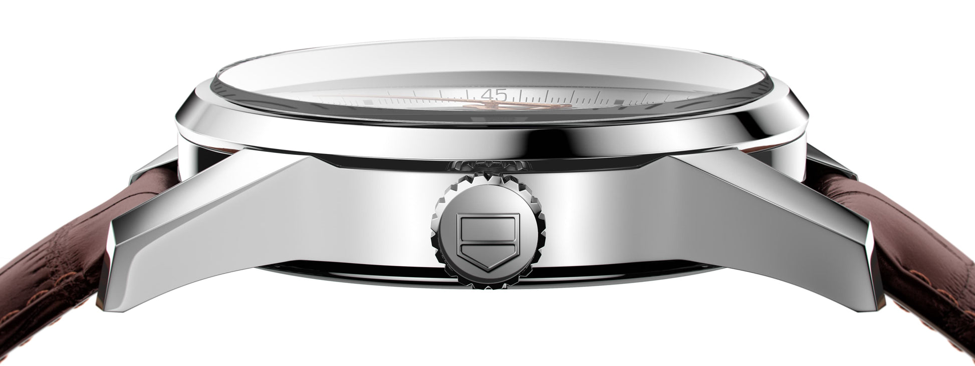  Shop Authentic Tag Heuer Carrera Calibre 5 Automatic White Dial Brown Leather Strap Watch for Men - WAR201D.FC6291 - Luxxuri