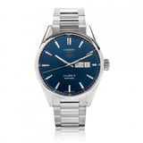  Shop Authentic Tag Heuer Carrera Automatic Blue Dial Silver Steel Strap Watch for Men - WAR201E.BA0723 - Luxxuri