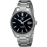  Shop Authentic Tag Heuer Carrera Automatic Black Dial Silver Steel Strap Watch for Men - WAR211A.BA0782 - Luxxuri