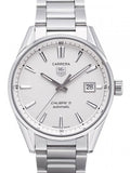  Shop Authentic Tag Heuer Carrera Automatic Caliber 5 White Dial Silver Steel Strap Watch for Men - WAR211B.BA0782 - Luxxuri