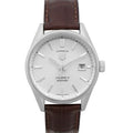  Shop Authentic Tag Heuer Carrera Day Date Silver Dial Brown Leather Strap Watch for Men - WBN2011.FC6484 - Luxxuri